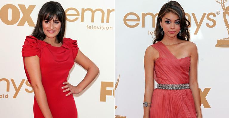 Lea Michele magoada com Sarah Hyland