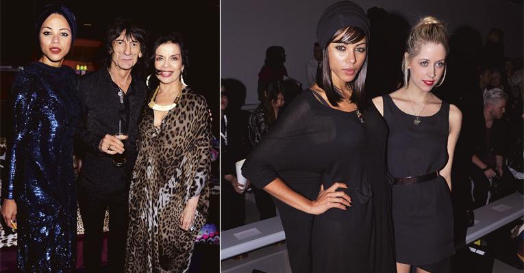 Ron Wood e Ana Araujo