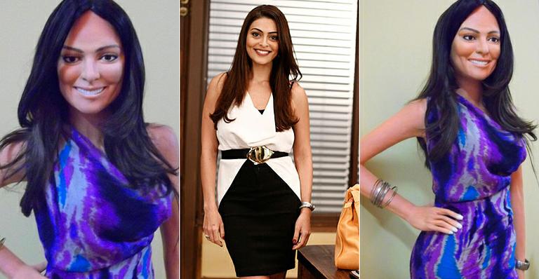 Juliana Paes ganha estátua de cera