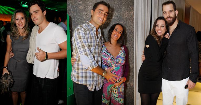 Casais apaixonados curtem show no Rio