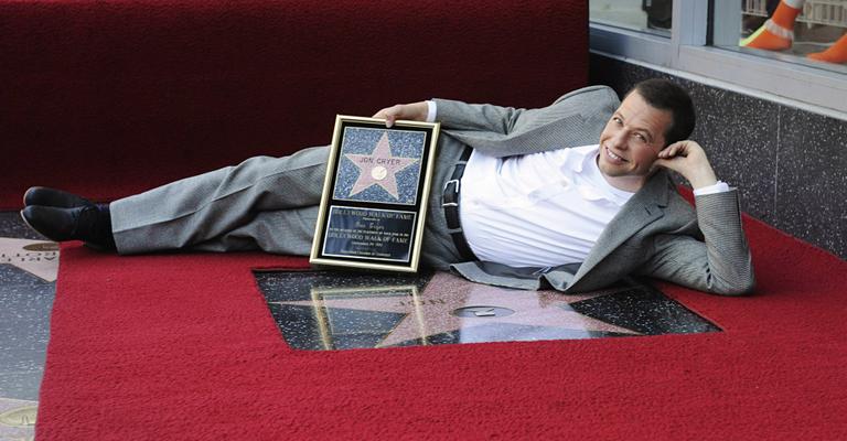 Ator Jon Cryer chega à Calçada da Fama