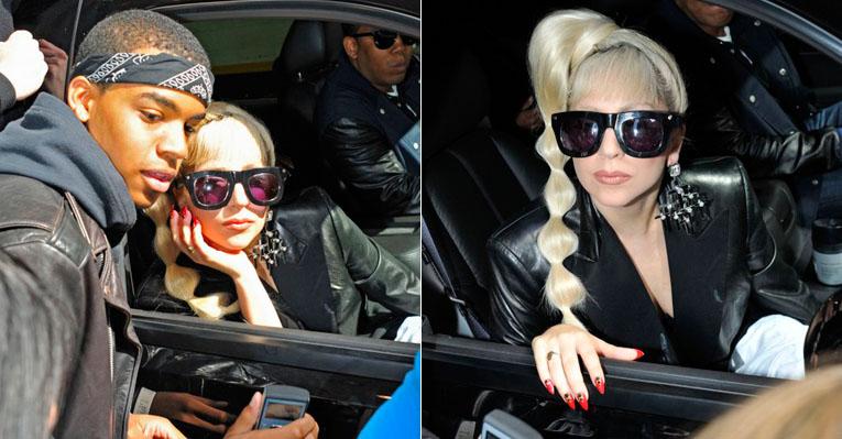 Lady Gaga: carinho com os fãs em NY