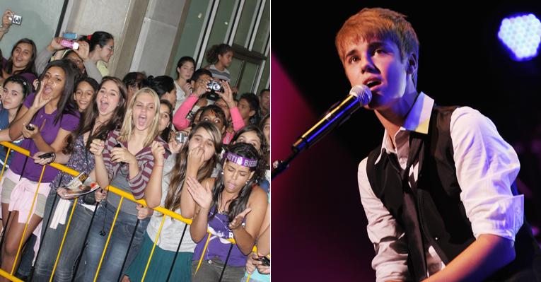 Fãs se frustram à espera de Bieber no Rio
