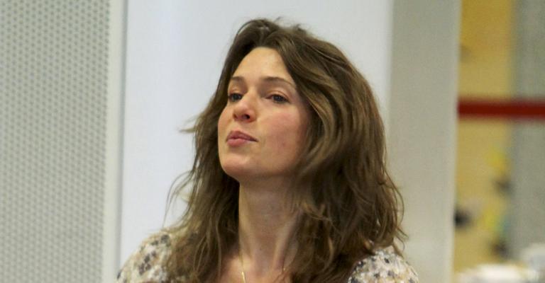 Letícia Spiller com a pequena Stella