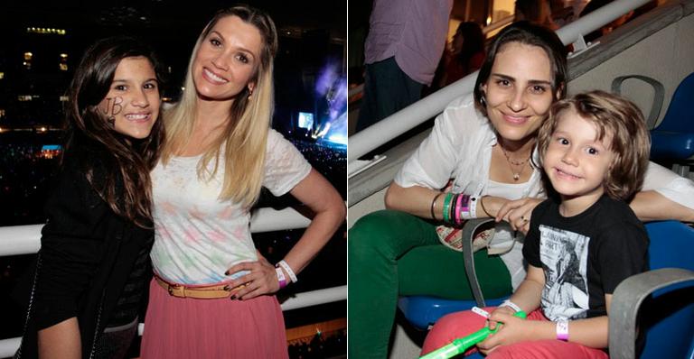 Veja quem foi no show de Justin Bieber