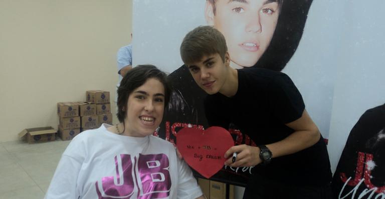 Bieber: surpresa para fã cadeirante