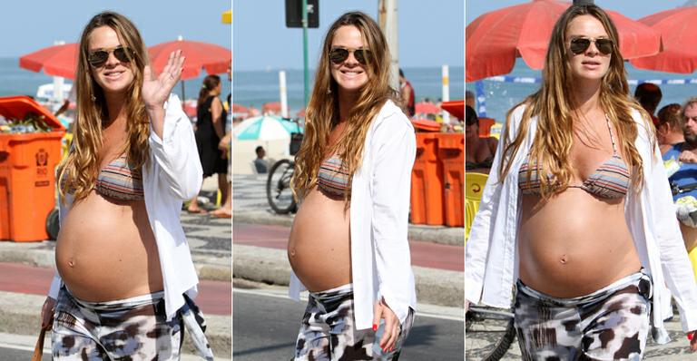 Letícia Birkheuer dará à luz sábado seu primeiro filho, João Guilherme