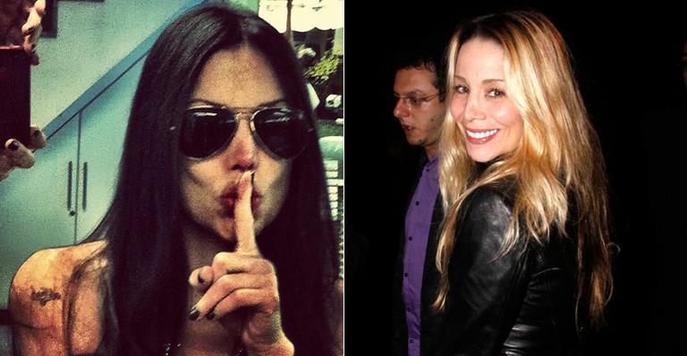 Danielle Winits resolveu mudar a cor dos cabelos e está morena