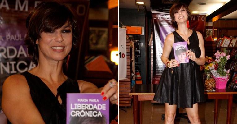 Maria Paula lança o livro ‘Liberdade Crônica’