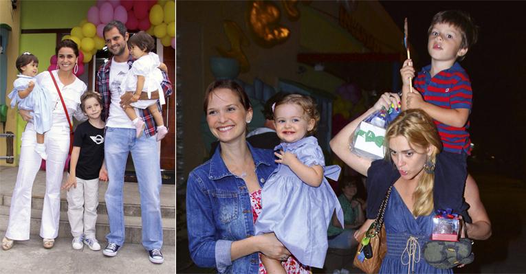 Giovanna Antonelli e Leo comemoram o primeiro aniversário das gêmeas