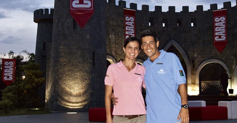 Parceria eterna de Renata e Valdir para garantir a diversão das crianças