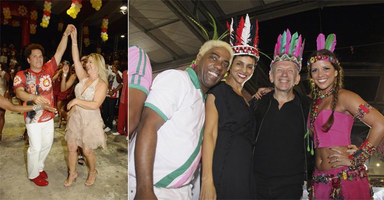 Outra praia para o pintor Romero Britto e para o estilista Jean-Paul Gaultier: o samba