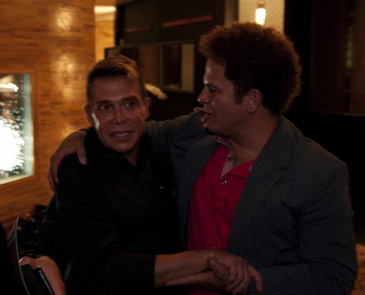 Léo Shehtman e Romero Britto