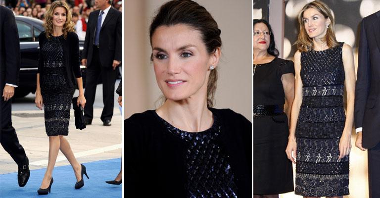 Princesa Letizia ensina que repetir look é chique