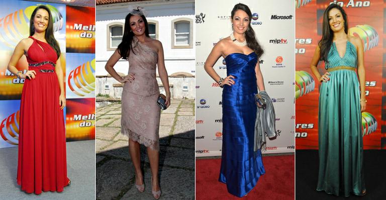 Os looks da aniversariante Patrícia Poeta