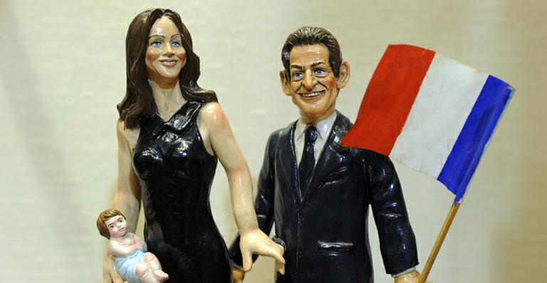 Filha de Carla Bruni e Nicolas Sarkozy já virou souvenir