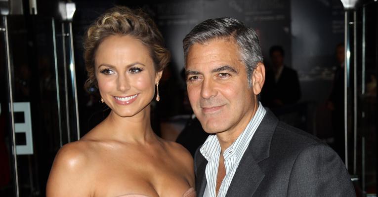 George Clooney vai com a namorada Stacy Keibler à Festival de Cinema de Londres