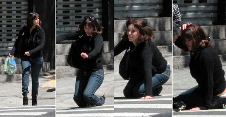 Yasmin Mitri sofre acidente em rua do Jardins, em São Paulo