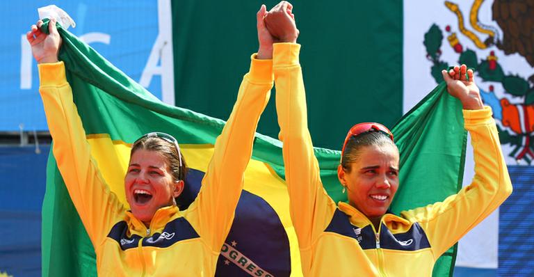 Dupla do vôlei de praia Juliana e Larissa conquista ouro no Pan-Americano