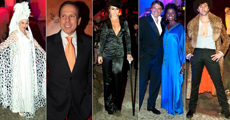 Glamour: Personalidades vão a Halloween chique em São Paulo