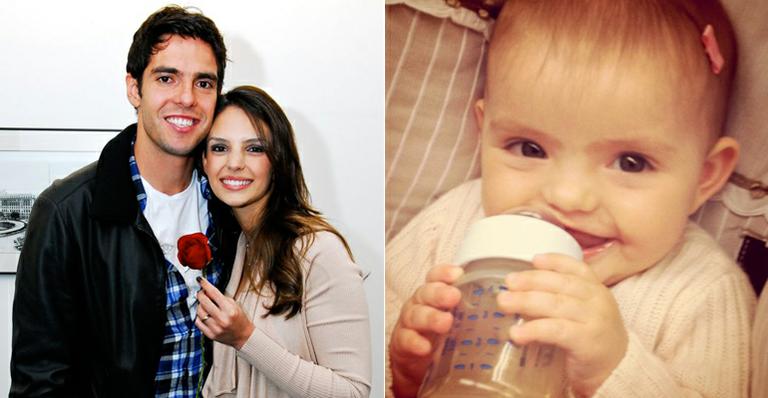 Filha de Carol Celico e Kaká, Isabella, está com febre pela 1ª vez
