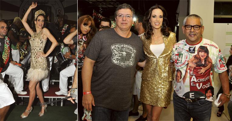 Ana Furtado no Carnaval como rainha de bateria