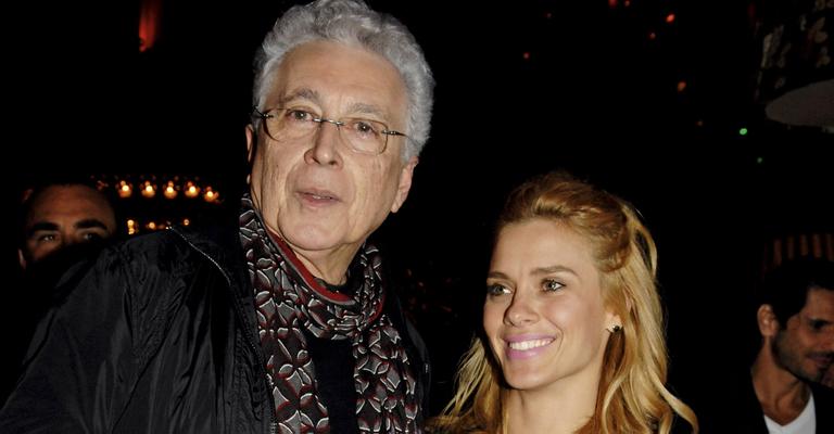 Aguinaldo Silva com a sua trupe de ‘Fina Estampa’