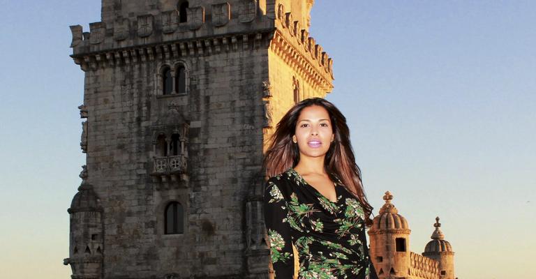 Bela Gyselle Soares em tour por Lisboa