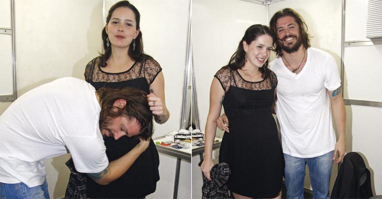 Dado e Juliana Wolter: “grávidos”
