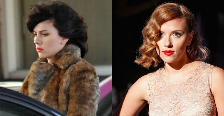 Scarlett Johansson fica morena para filme em que faz uma alienígena