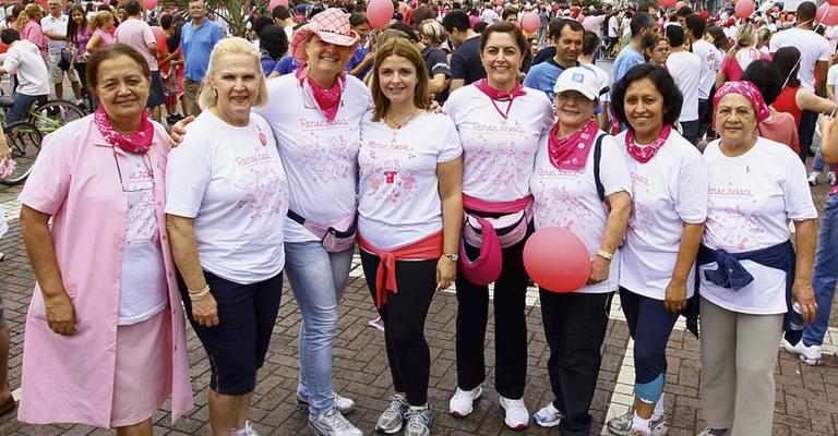 São Caetano do Sul é rosa no mês de outubro