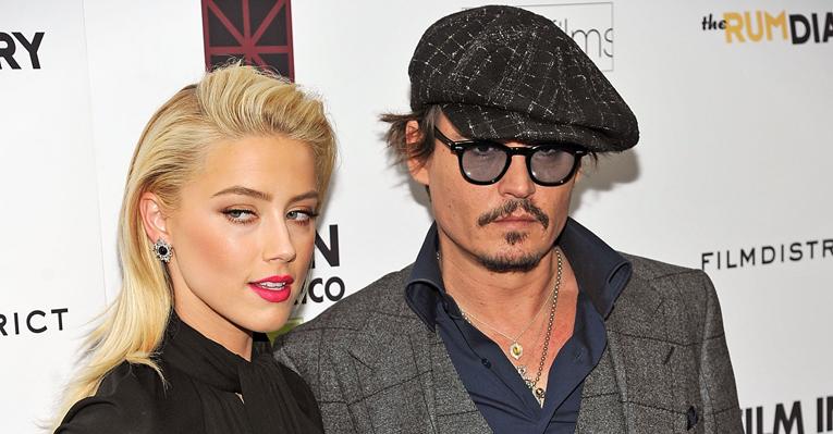 Johnny Depp participa de première com Amber Heard em Nova York