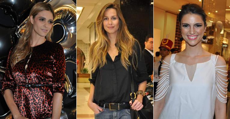 Belas curtem inauguração de loja de grife em shopping em São Paulo