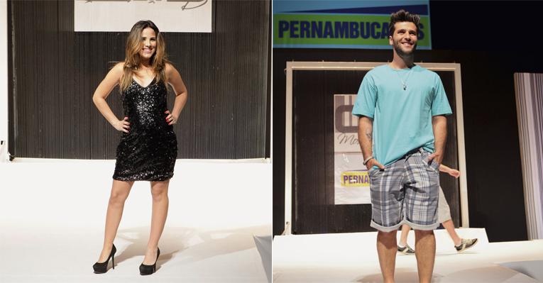 Wanessa Camargo e Bruno Gagliasso: desfile em Campinas