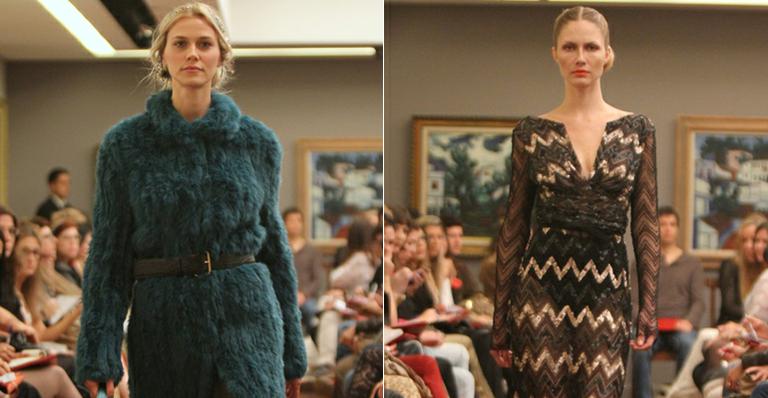 Renata Kuerten e Ana Cláudia Michels brilham em desfile de inverno em BH