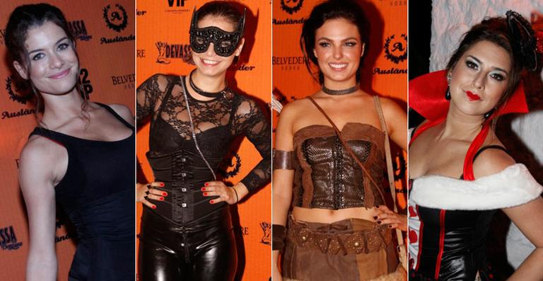 Festa de Halloween reúne belas atrizes