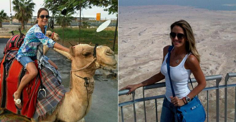 Confira as fotos de Ticiane Pinheiro em seu tour por Israel