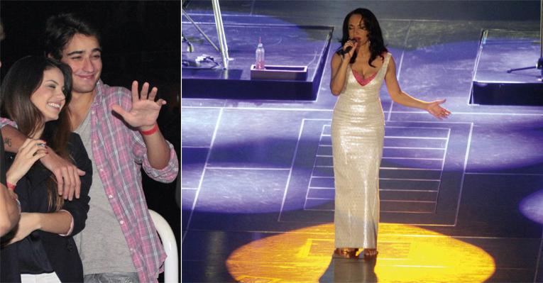 Sthefany Brito assiste a show de Sade com o namorado