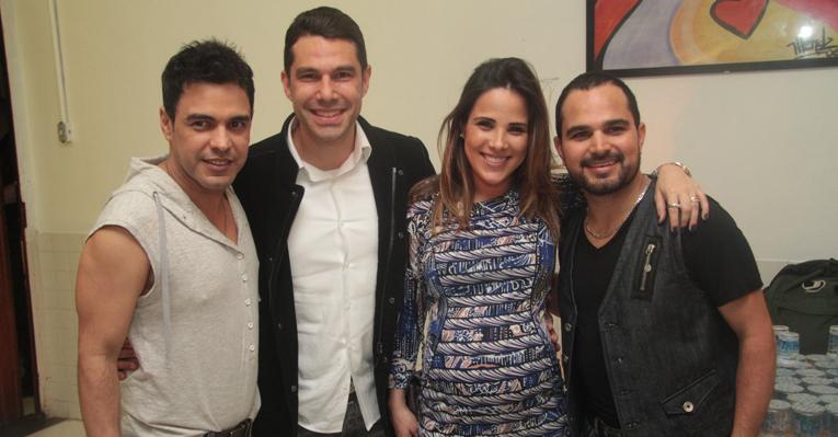 Wanessa: carinho com Zezé Di Camargo e Luciano no camarim