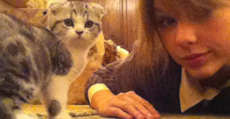 Taylor Swift posta foto de novo bichinho de estimação