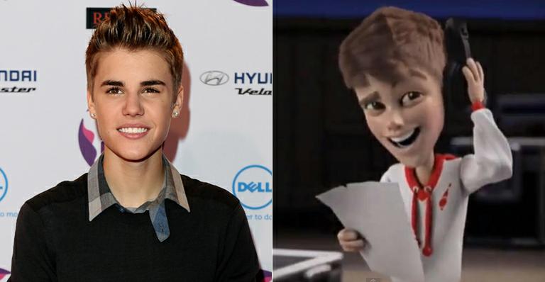 Em clipe natalino, Bieber vira versão em desenho animado