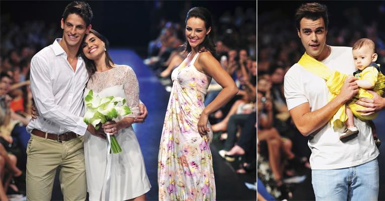 Paola Oliveira participa de desfile