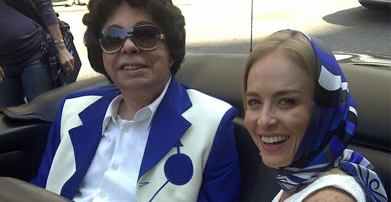 Angélica e Cauby gravam ‘Estrelas’ em passeio por SP