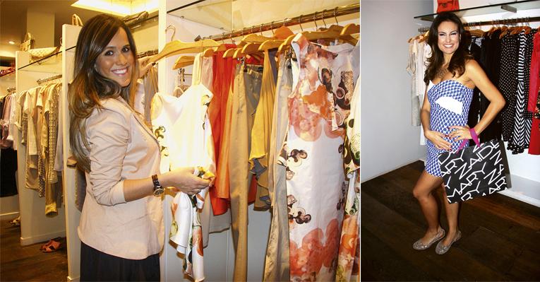 Fernanda Pontes e Úrsula Corona vão a evento de moda verão no Rio
