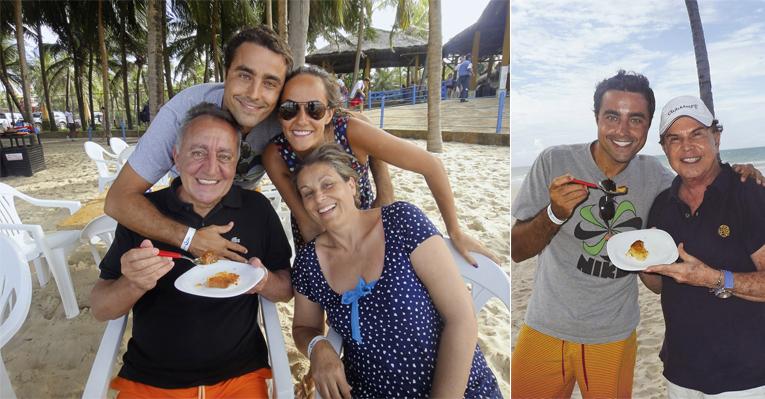 Ricardo Pereira aproveita dia com a família