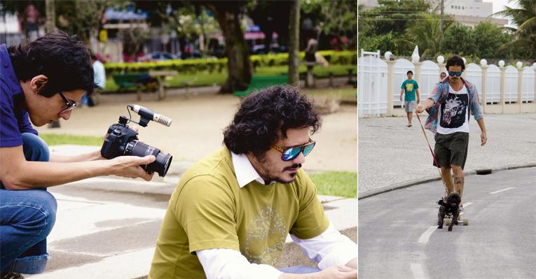Paulinho e Danton em campanha de óculos