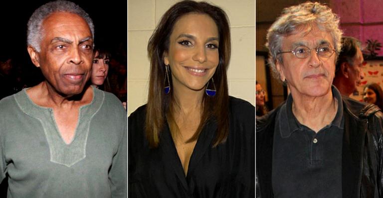 Trio baiano formado por Ivete Sangalo, Gilberto Gil e Caetano Veloso em especial da Globo