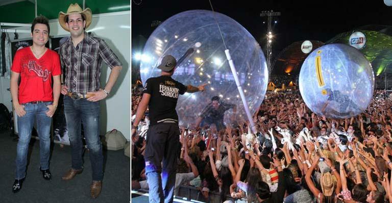 Fernando e Sorocaba animam Caldas Novas, em Goiás
