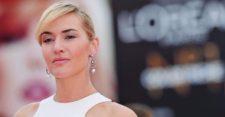 Kate Winslet faz a própria maquiagem