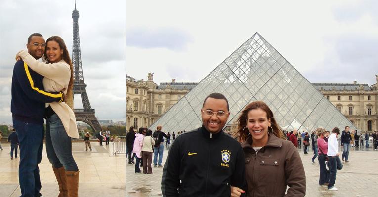 Dudu Nobre faz viagem de lua de mel para a França